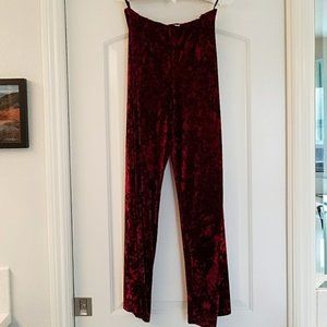 Glamorous Crushed Velvet Look Palazzo Pant